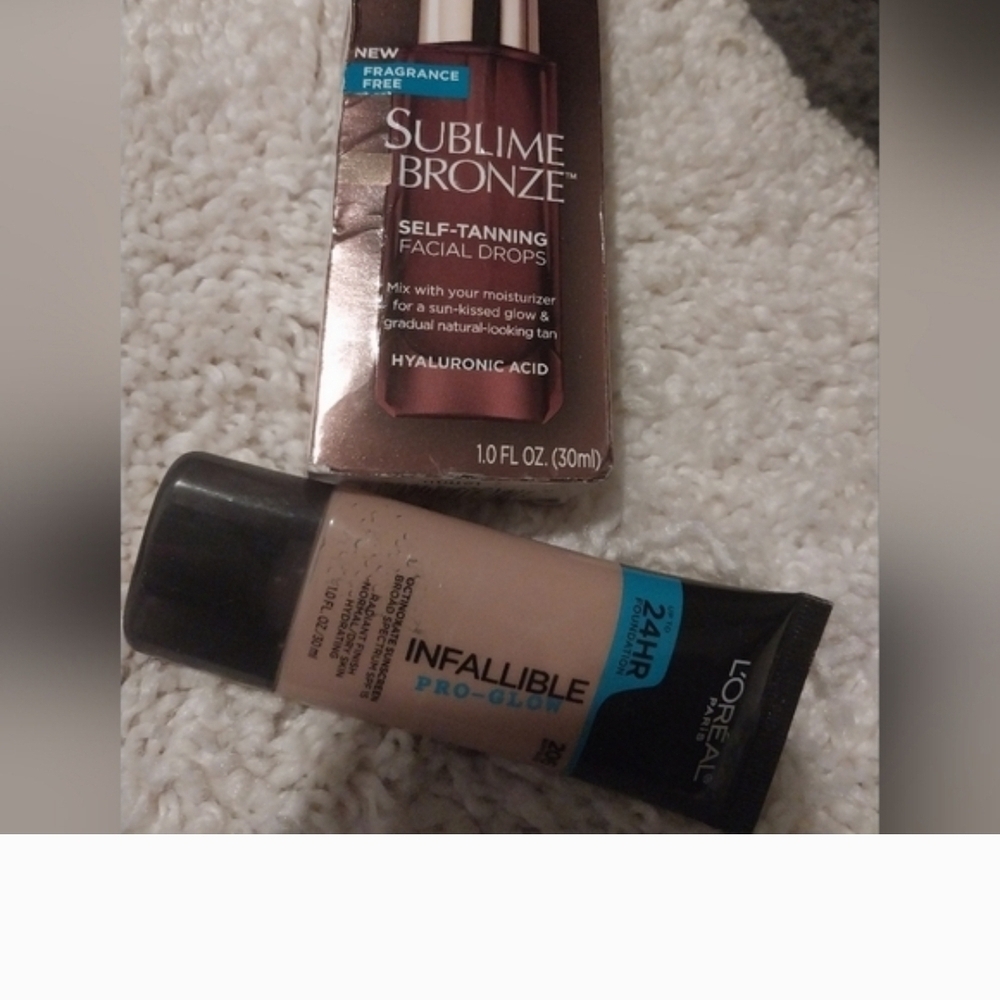 L'Oreal Infallible Pro-Glow Foundation - Cream BUNDLE